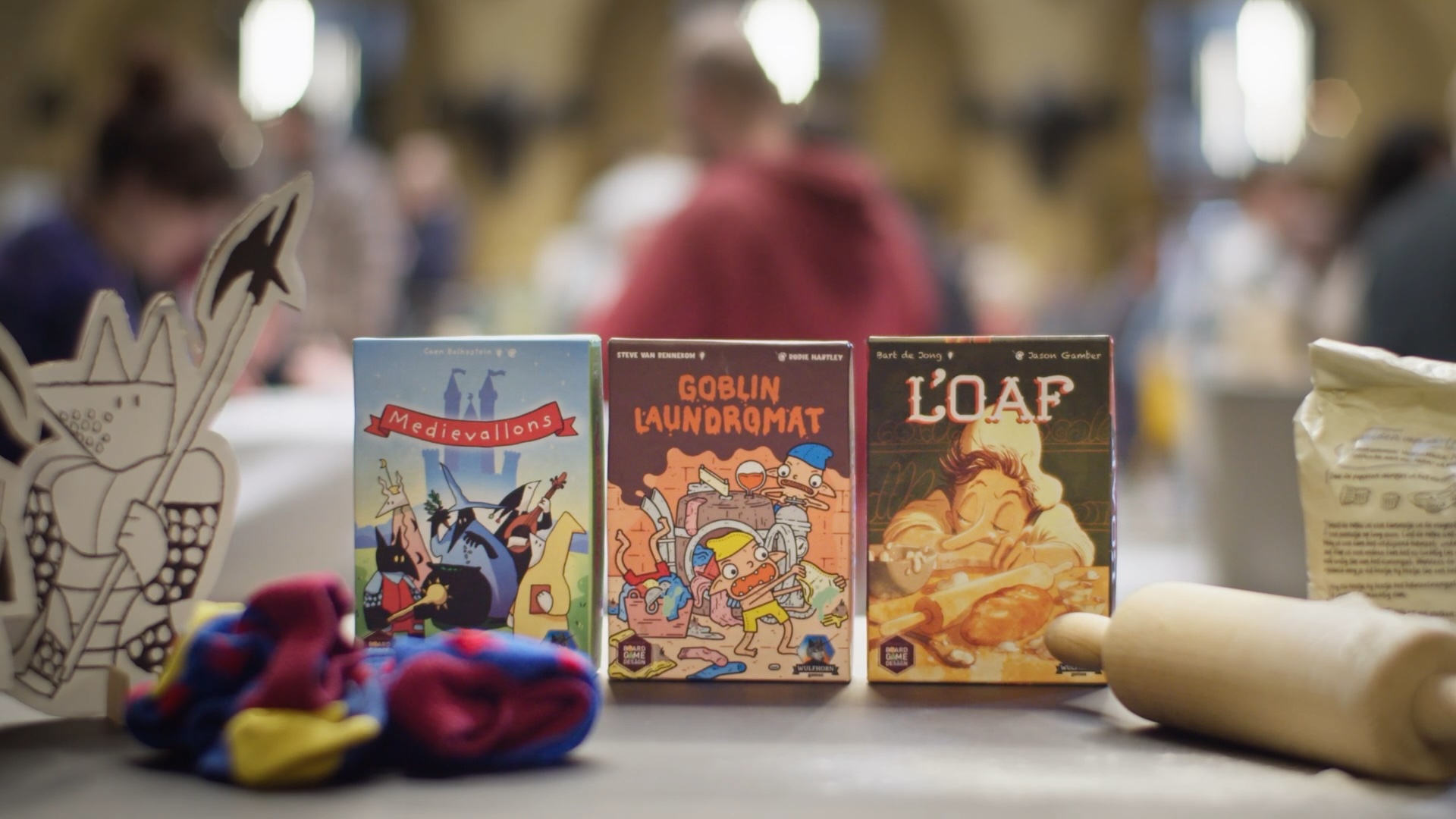 Beeld uit Crowdfunding voor nieuwe bordspellen — cinematografie Thom de Bie